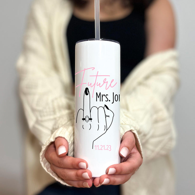 Future Mrs. Personalized Metal Tumbler