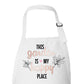 This Garden is My Happy Place Custom Apron