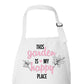 This Garden is My Happy Place Custom Apron