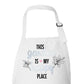 This Garden is My Happy Place Custom Apron