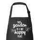 This Garden is My Happy Place Custom Apron