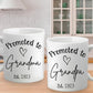 Promoted to Grandparents - Personalized Mug