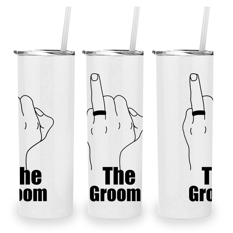 The Groom Personalized Metal Tumbler