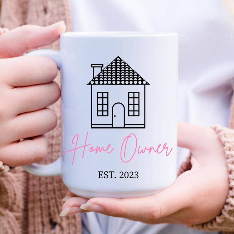 New Homeowners Personalized Mug (15 oz. Ceramic Mug) House Warming Gift