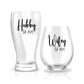 Wife & Hubby Est. Glass Set