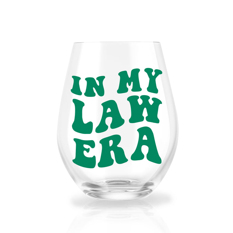 In My Law Era Stemless Wine Glass