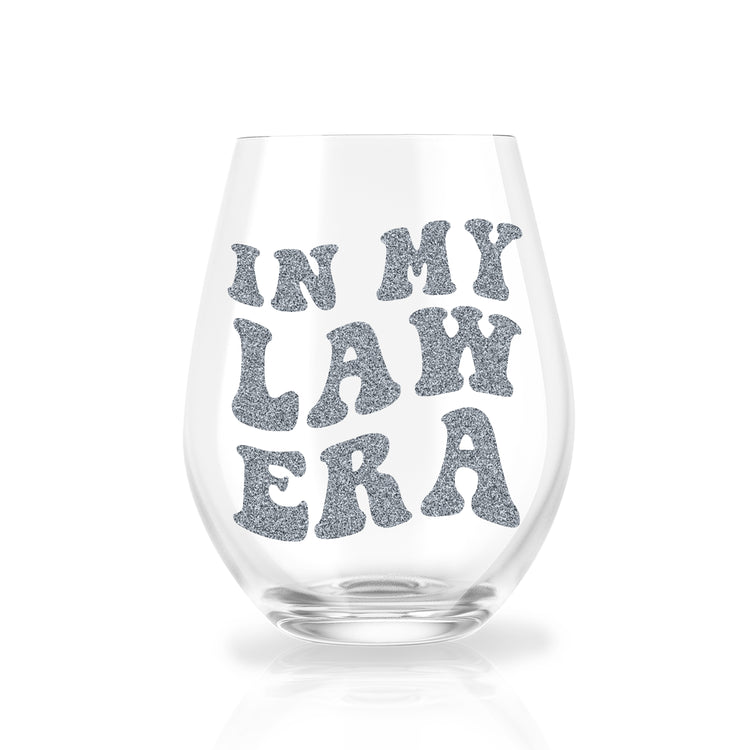 In My Law Era Stemless Wine Glass