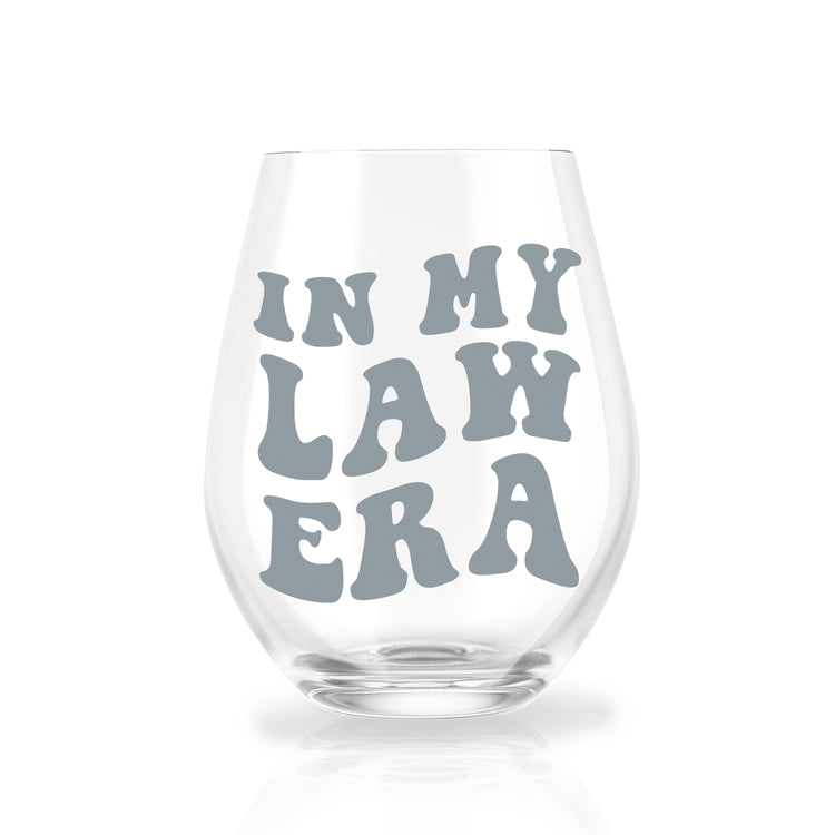 In My Law Era Stemless Wine Glass