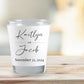 Just Married 1.5 oz. Shot Glasses Custom Wedding Favors