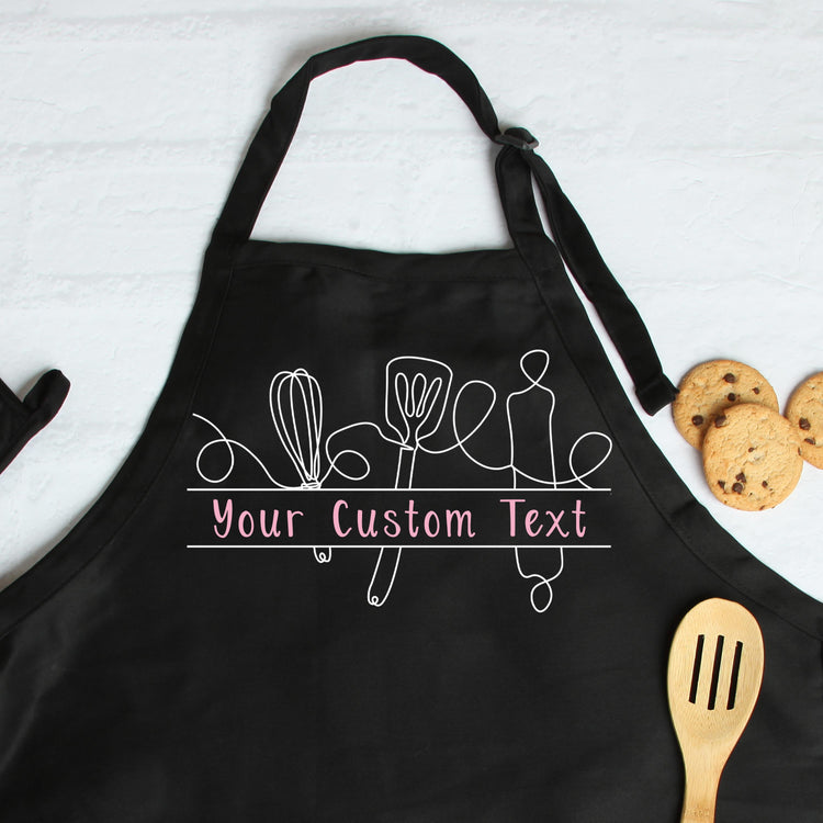 Kitchen Utensils Custom Apron for Chefs and Bakers