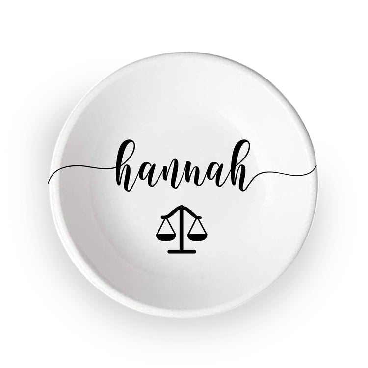 Custom Law Jewelry Dish