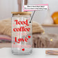 Iced Coffee is my Love Language - Valentine's Iced Coffee Cup