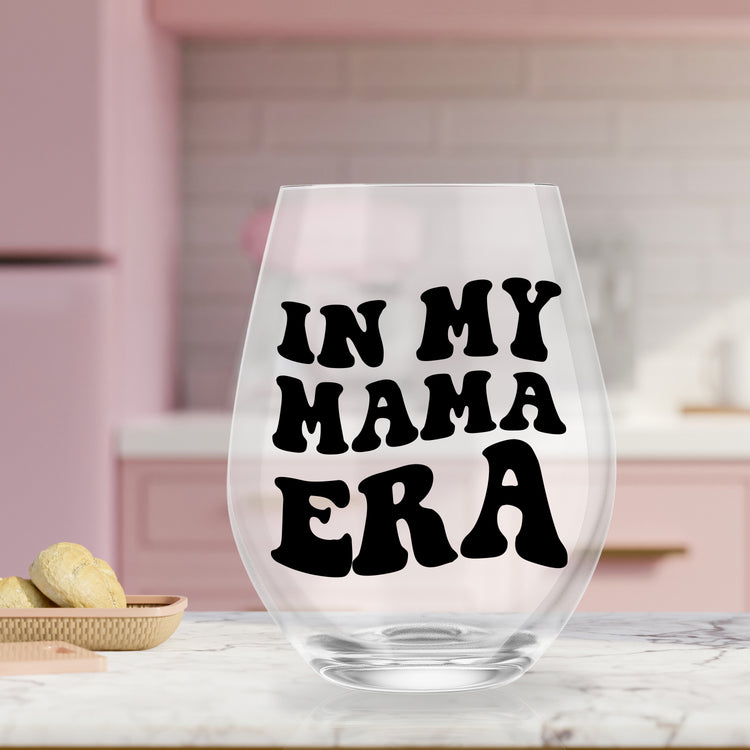 In My Mama Era Stemless Wine Glass