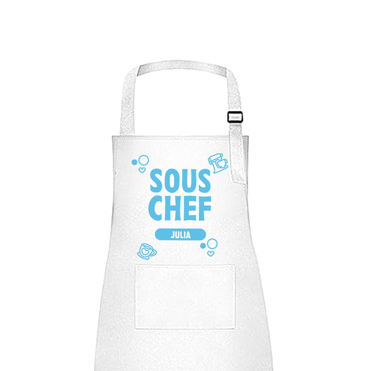 Head Chef & Sous Chef - Custom Kids and Adult Apron Set