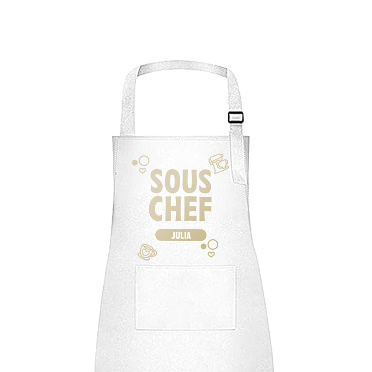 Head Chef & Sous Chef - Custom Kids and Adult Apron Set