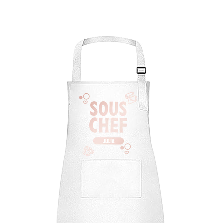 Head Chef & Sous Chef - Custom Kids and Adult Apron Set