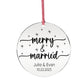 Merry & Married Personalized Christmas Gift