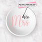 Custom Miss to Mrs Round Ring Dish