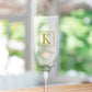 Personalized Monogrammed Champagne Flute