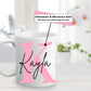 Ceramic Mug for Her with Name and Monogrammed Initial