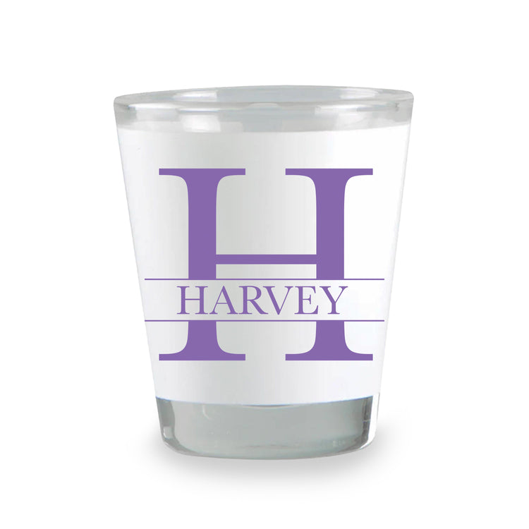 Personalized Monogrammed Shot Glasses (1.5 oz.)