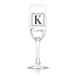 Personalized Monogrammed Champagne Flute