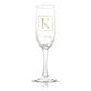 Personalized Monogrammed Champagne Flute