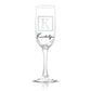 Personalized Monogrammed Champagne Flute