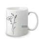 Birth Month Flower Personalized Mug