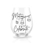 Motion to Celebrate Stemless Wine Glass