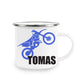 Unbreakable Kids Mug - Personalized with Name and Motorcycle