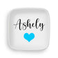 Personalized Ring Dish with Heart and Name