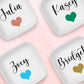 Personalized Ring Dish with Heart and Name