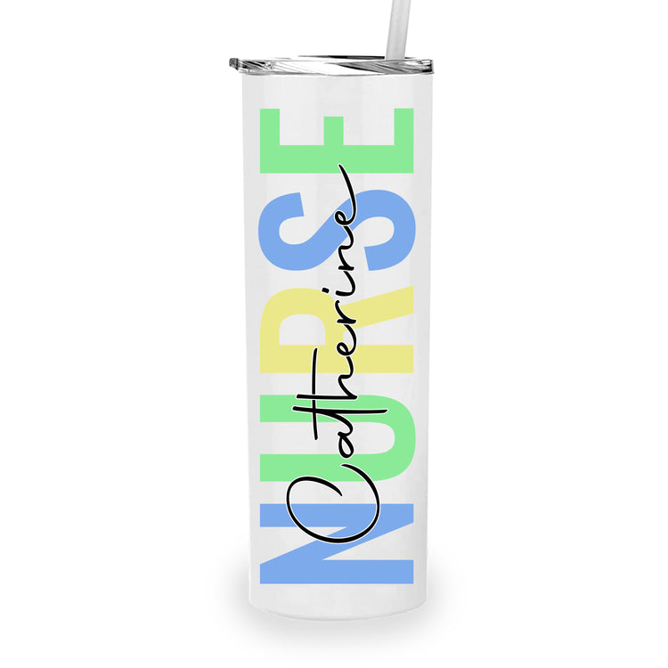 Personalized Metal Tumbler for Nurse