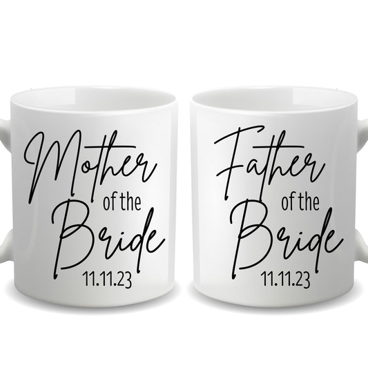 Parents of the Bride (Or Groom) Mug Set