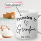 Promoted to Grandparents - Personalized Mug