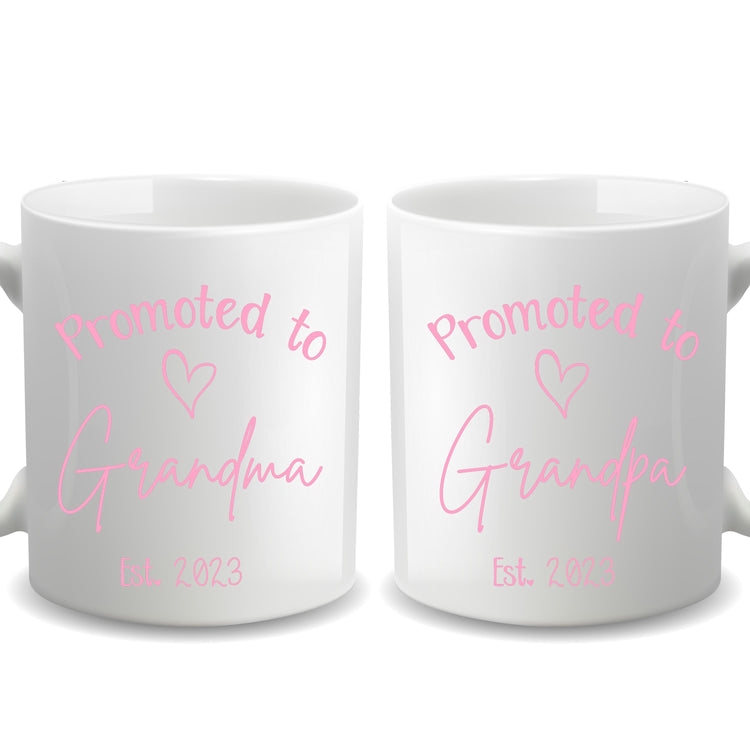 Promoted to Grandparents - Personalized Mug