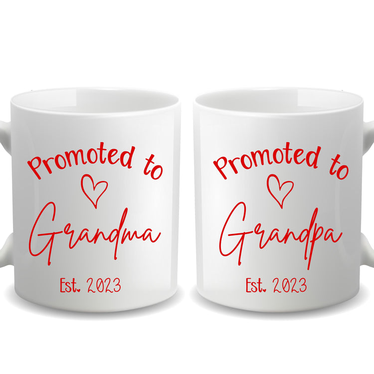 Promoted to Grandparents - Personalized Mug