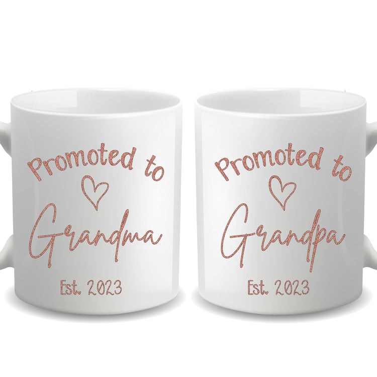 Promoted to Grandparents - Personalized Mug