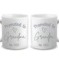 Promoted to Grandparents - Personalized Mug