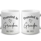 Promoted to Grandparents - Personalized Mug