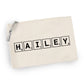 Personalized Scrabble Queen Zipper Pouch with Tassel