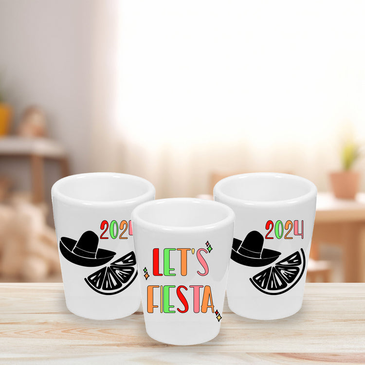 Let's Fiesta Shot Glass for Cinco de Mayo