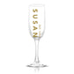 Personalized Name and Date Champagne Flute