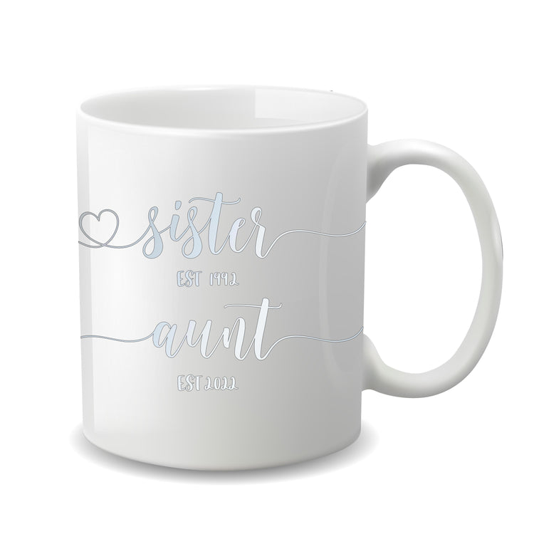 New Aunt Mug for Pregnancy Announcement