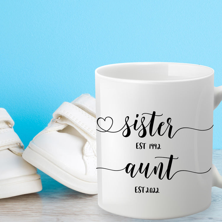 New Aunt Mug for Pregnancy Announcement