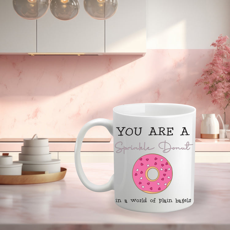 Sprinkle Donut Personalized Mug