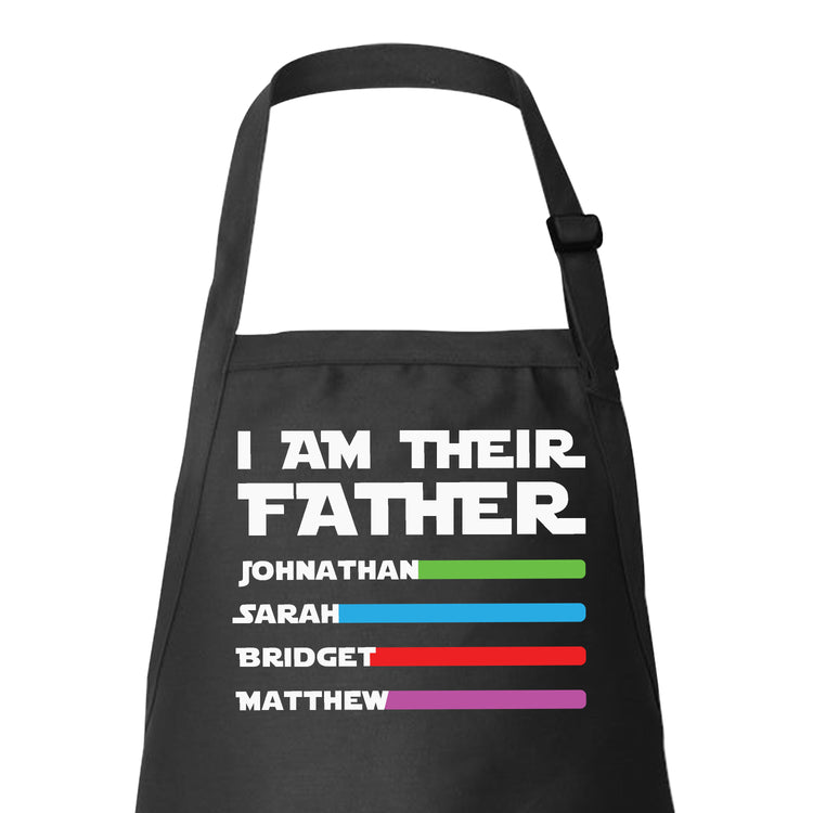 I Am Their Father Custom Apron for Dad