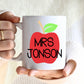 Personalized Ceramic Teacher Coffee Mug