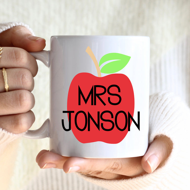 Personalized Ceramic Teacher Coffee Mug